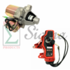 Ignition Switch Box W/ Keys and Electric Starter Motor W/ Solenoid For Honda GX160 GX200 5.5/6.5 HP 163cc 196cc & For Predator 212cc Gas Engine