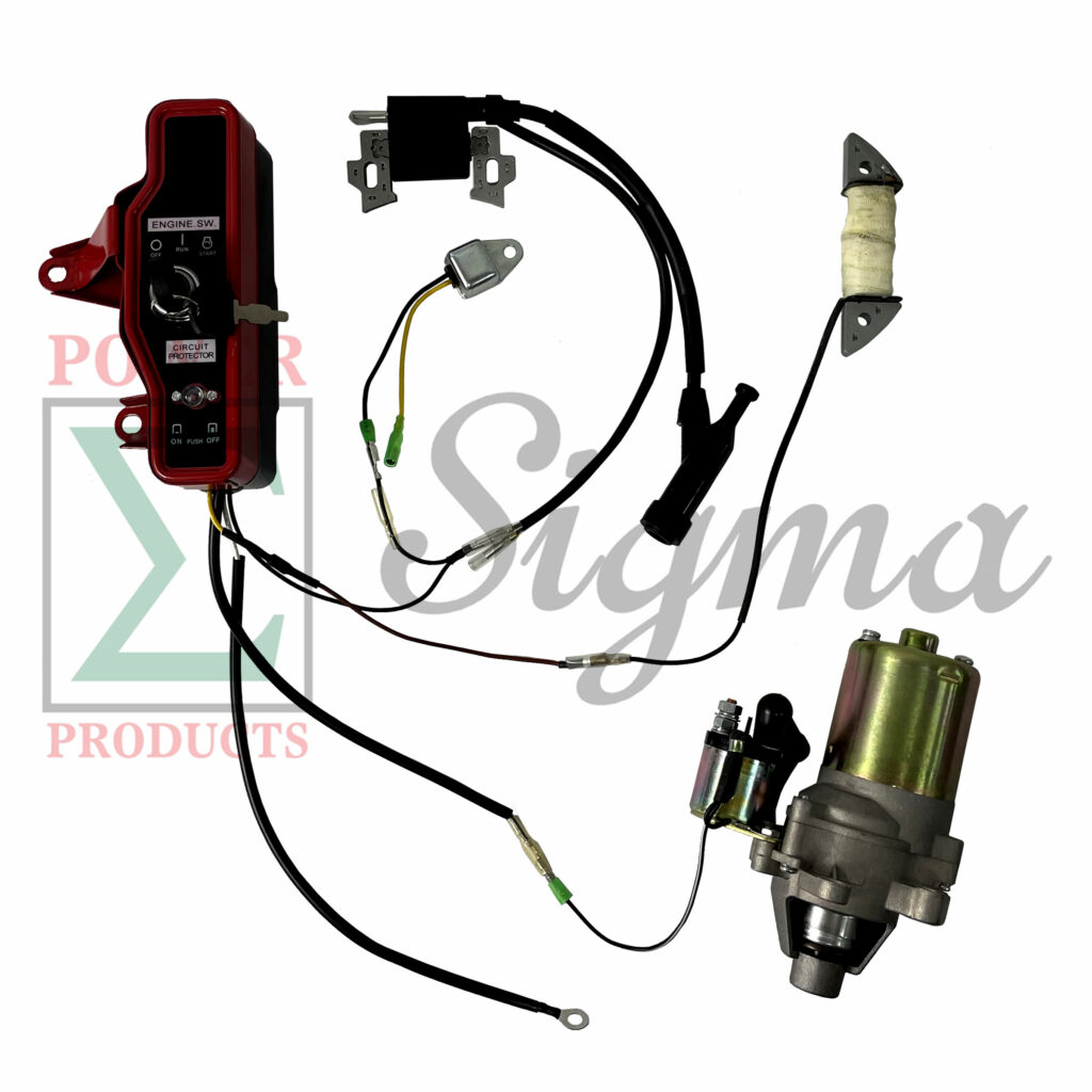 Electric Starter Motor Ignition Coil Charging Coil Switch Box Recoil