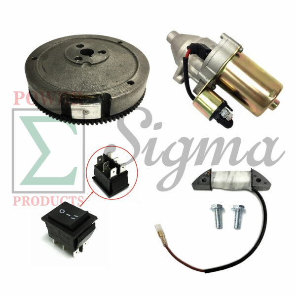 Electric On-Off Switch Starter Upgrade Kit for Harbor Freight Predator ...