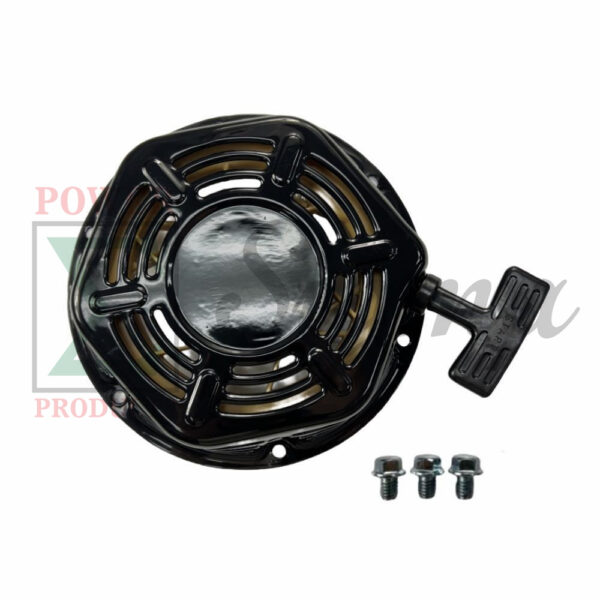 Recoil Starter with bolts for Predator 8HP 301cc OHV Shaft Gas Engine 62553 62554 & 5500/6500 Watt Gas Generator 63966 and 3” Inch Full-Trash Pump 56718 for DEWALT 3800PSI DXPW60604 Pressure Washer