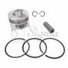 Aluminum Alloy Piston & Piston Ring Pin Clip Kit for 186FA 186FAE 418CC 10HP Diesel Engine Diameter 86MM Height 78 MM