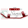 Right Hand Skid Shoe Kit for King Kutter Tiller Skid Shoe Replaces 505057 for Rural King Country Way Sigma 4FT 48” 5FT 60” 6FT 72” 7FT 84” Rotary Tiller For ASC Rotary Tiller 77709 77710 77711 - Image 2