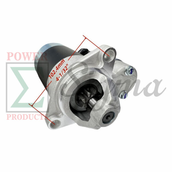 POWER PRODUCTS Electric Starter for Diesel Engine Motor 12V 1.2KW 8 Teeth Compatible with Yanmar Kipor 192FA Air Cooled Generator for Koop KD192F/FE for Kama KM192FS KM192F Power Upgrade for 186FE 186FAE 0.9KW - Image 2