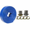 4" IN X 300' Feet Agricultural PVC Lay Flat Discharge Pump Hose Threaded Camlock
