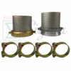 Sigma Camlock Fitting 6" Aluminum Thread Female Male Hose Barb Coupler Clamp