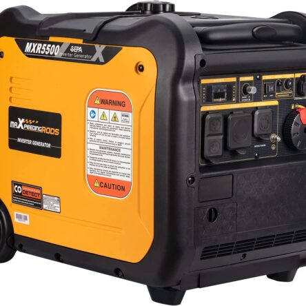 maXpeedingrods 5500W Inverter Generator, Electric Start, for Home Use Backup Power and Jobsites Woodwork, Gas Powered, EPA Compliant