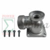 2" NPT Threaded Outlet with Bolts for Predator 212cc Semi-Trash Gas Water Pump – Fits SKU# 63405 & 56160 (2-5/8" center to center)