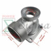 2" NPT Threaded Outlet with Bolts for Predator 212cc Semi-Trash Gas Water Pump – Fits SKU# 63405 & 56160 (2-5/8" center to center) - Image 2