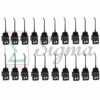 40 PCS Left-Hand LH & Right-Hand RH Rubber Rake Teeth For New Holland 216 258 For Rolabar Rake 259/260 For Allen Rakes 850613/850614 65668 96R23/96R24 Yoke opening 1-55/64" Bolt hole Dia. 3/8" Length 10” Tine Dia. 9/32” - Image 3