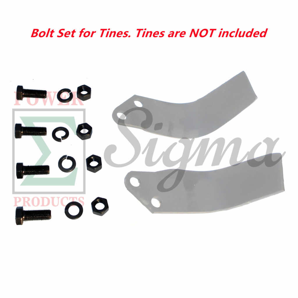 Tine Bolt Nut Washer Heavy Duty 72 Sets Replace King Kutter Rotary