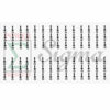 Tine Bolt Nut Washer Heavy Duty 84 Sets Replace King Kutter Rotary Tiller Tine Bolt Set Replaces 505084 For TG60/TG-G60 5' Wide Tillers