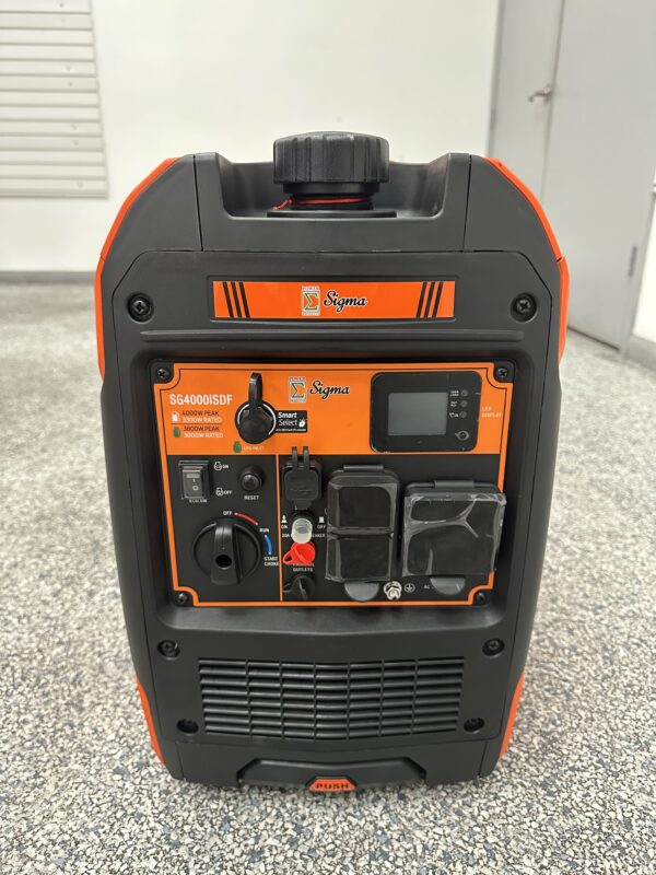 Sigma Portable Inverter Dual Fuel Generator 4000 Watts Super Quiet CO Alert Parallel and Series Capability Ideal For Outdoor Camping RV Trailer and Home Commercial backup power EPA Compliant Compact & Lightweight - Image 3