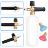 2PCS Bottle Snow Foam Lance Foam Cannon 1 L with 1/4’’ Quick Connector and 2 Pressure Washer Spray Nozzle Tips - Image 3