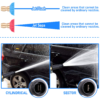 2PCS Bottle Snow Foam Lance Foam Cannon 1 L with 1/4’’ Quick Connector and 2 Pressure Washer Spray Nozzle Tips - Image 4