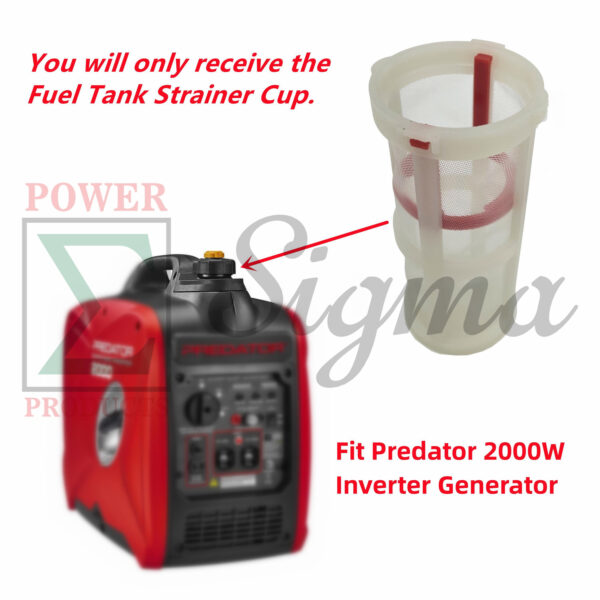 Fuel Tank Strainer Filter with Red Fuel Line Mark for PREDATOR 2000W Super Quiet Inverter Generator (SKU# 59135) Compatible with Pulsar PG2300iS 2300W Surge Inverter Generator - Image 2
