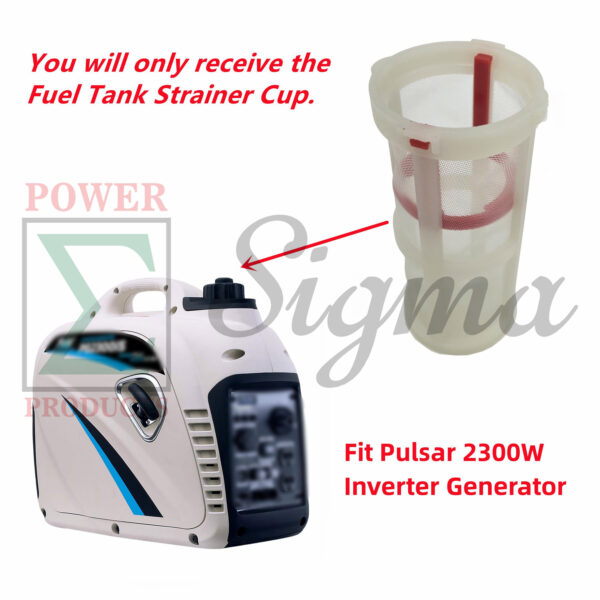 Fuel Tank Strainer Filter with Red Fuel Line Mark for PREDATOR 2000W Super Quiet Inverter Generator (SKU# 59135) Compatible with Pulsar PG2300iS 2300W Surge Inverter Generator - Image 3