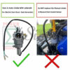 Auto-choke Carburetor with Solenoid for Electric Start Replaces Westinghouse WGen5300DF WGen5300DFc 274cc Dual Fuel Generator - Image 2