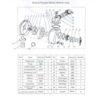 Complete Threaded Pump Body Housing Seal Replacement For Predator Pacific Hydrostar For XtremepowerUS For Ironton 60729 For Stanley 1" inch Ports 79cc 3HP Gas Engine Clear Water Pump - Image 3