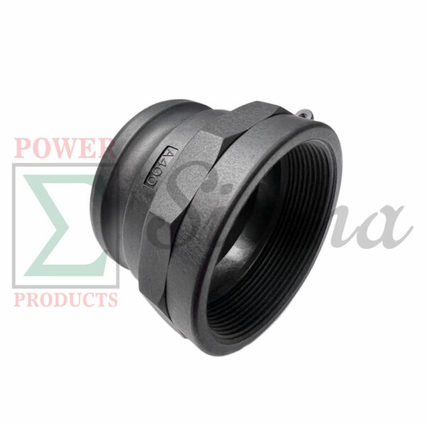 Sigma Polypropylene Type A Cam and Groove Couplings / 4-Inch Quick Connect & Disconnect Fittings / Hose Camlock Fittings--4" Male Camlock Adapter x 4" Female NPT Thread - Image 2