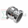 Sigma Aluminum Type A Cam and Groove Couplings / 2-Inch Quick Connect & Disconnect Fittings / Hose Camlock Fittings--2" Male Camlock Adapter x 2" Female NPT Thread - Image 6