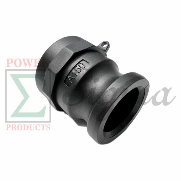 Sigma Polypropylene Type A Cam and Groove Couplings / 1-1/2 1.5” Inch Quick Connect & Disconnect Fittings / Hose Camlock Fittings—1-1/2" Male Camlock Adapter x 1-1/2" Female NPT Thread - Image 2