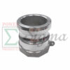 Sigma Aluminum Type A Cam and Groove Couplings / 2-Inch Quick Connect & Disconnect Fittings / Hose Camlock Fittings--2" Male Camlock Adapter x 2" Female NPT Thread - Image 4