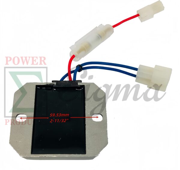 Voltage Regulator Charging Rectifier AVR For YANMAR L100 10HP 186F Diesel Engine - Image 3