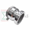 Sigma Aluminum Type A Cam and Groove Couplings / 2-Inch Quick Connect & Disconnect Fittings / Hose Camlock Fittings--2" Male Camlock Adapter x 2" Female NPT Thread - Image 5