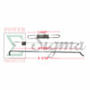 Governor Spring Link Rod & Rod Spring Set For Harbor Freight Predator 1" IN. Water Pump 79cc 99cc 3HP Engine 1800/1400 Watts Generator For Coleman Powersports 98cc 100cc 3HP CK100-S CT100U Go Kart Scooter Mini Bike - Image 2