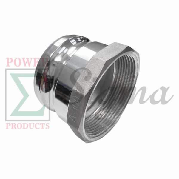 Sigma Aluminum Type A Cam and Groove Couplings / 3-Inch Quick Connect & Disconnect Fittings / Hose Camlock Fittings--3" Male Camlock Adapter x 3" Female NPT Thread - Image 3