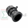 Sigma Polypropylene Type A Cam and Groove Couplings / 1-Inch Quick Connect & Disconnect Fittings/ Hose Camlock Fittings--1" Male Camlock Adapter x 1" Female NPT Thread - Image 2