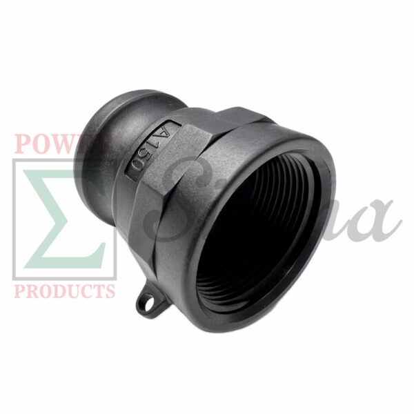 Sigma Polypropylene Type A Cam and Groove Couplings / 1-1/2 1.5” Inch Quick Connect & Disconnect Fittings / Hose Camlock Fittings—1-1/2" Male Camlock Adapter x 1-1/2" Female NPT Thread - Image 3