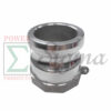 Sigma Aluminum Type A Cam and Groove Couplings / 2-Inch Quick Connect & Disconnect Fittings / Hose Camlock Fittings--2" Male Camlock Adapter x 2" Female NPT Thread - Image 2