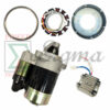 Power Products Electric Starter Flywheel Gear Dynamo Rectifier for 186F 186FE 406CC 186FA 186FAE 418CC Diesel Engines Compatible with Yanmar L100 10HP 186F Engine