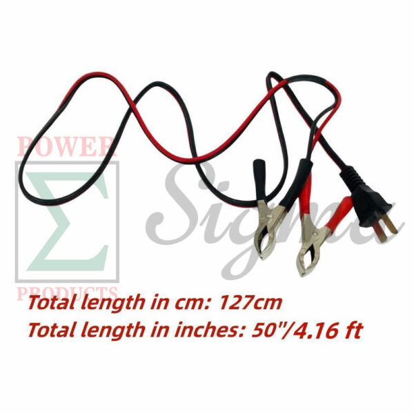 12V DC T-Plug 15AWG 4.16ft Battery Charging Cable 8-15A for Sportsman GEN7500DF GEN4000DF GEN4000TRI GEN4000 With CO Detector For 2200W 3500W 7000W Dual Fuel Inverter Generator for Honda EU1000i EU2200i EU3000i - Image 3