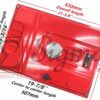Fuel Tank WITH VENT VALVE For Predator 3200W 4000W 4375W 6.5HP Generator For Duromax XP4000S For DuroStar DS4000S For Champion 3500 Watts 208cc Dual Fuel Generator - Image 2