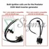 7-Wire Ignition Coil WITH CO Sensor Connector For Predator 3500 Watts Super Quiet Inverter Generator With CO SECURE - Image 4