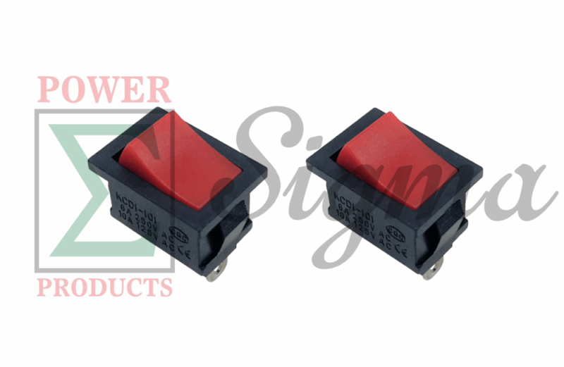 2PCS Electric Start Off Momentary Rocker Switch for Predator 3500 Watts Inverter Generator SKU 56720 63584 59137 for Generac 3500W IQ3500 Inverter Generator 7127 7723