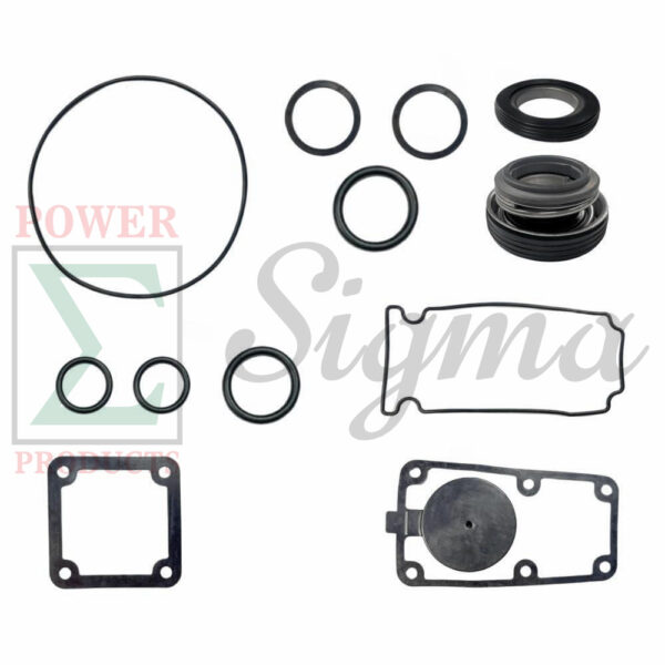 12PCS Pump Gasket O-Ring Heavy Duty Mechanical Shaft Seal Repair Kit for PREDATOR 3 in. 301cc Full-Trash Water Pump 23000GPH 56718 For Honda 3" In. 270cc Full Trash Pump WT30XK4A