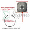 10PCS Pump Gasket O-Ring Mechanical Seal For DuroMax 3" In. XP650WP 7HP 220GPM For Pulsar 3" IN Semi-Trash 6.5HP Gas Water Pump PWP30 For 3-Inch Clean Water Pump - Image 5