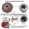 Pump W/ G-Thread (Metric BSPP) 4-Bolt-Inlet and Outlet For Predator 2” Inch 212cc 158 GPM 2" Inch Semi Trash Gas Water Pump Fit 63405 56160 - Image 3