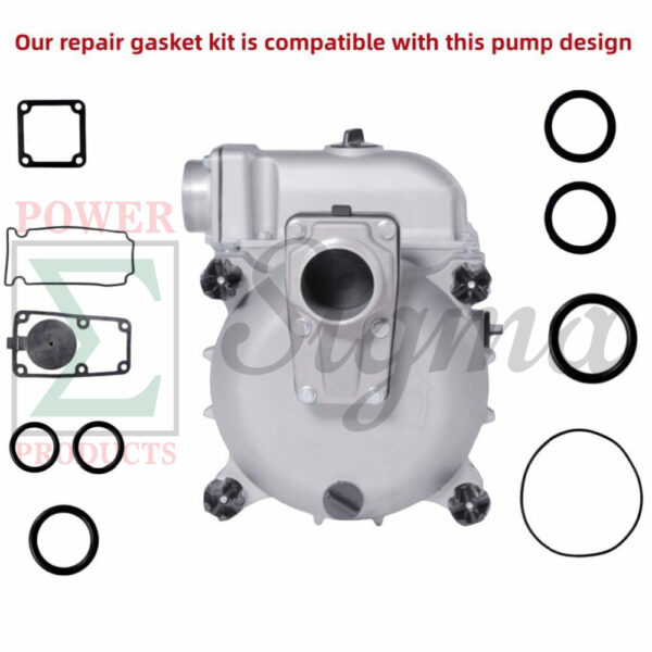 12PCS Pump Gasket O-Ring Heavy Duty Mechanical Shaft Seal Repair Kit for PREDATOR 3 in. 301cc Full-Trash Water Pump 23000GPH 56718 For Honda 3" In. 270cc Full Trash Pump WT30XK4A - Image 2