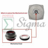 Mechanical Seal for Harbor Freight Predator 1" in. 79cc Gas Engine Clear Water Pump 63404 56161 - Image 5