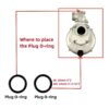 8PCS Gasket Seal Flapper Washer O-Ring Repair Kit For Predator 2" in. 212cc Semi-Trash Water Pump 63405 56160 For Pacific HydroStar 2" IN 212cc 61986 68375 69774 Water Pump - Image 9