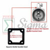 8PCS Gasket Seal Flapper Washer O-Ring Repair Kit For Predator Pacific Hydrostar 1 in. 79cc 99cc Clear Water Pump 63404 56161 for Stanley for Ironton for XtremepowerUS 1" inch 3HP Gas Engine Pump - Image 7