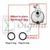 8PCS Gasket Seal Flapper Washer O-Ring Repair Kit For Predator Pacific Hydrostar 1 in. 79cc 99cc Clear Water Pump 63404 56161 for Stanley for Ironton for XtremepowerUS 1" inch 3HP Gas Engine Pump - Image 5