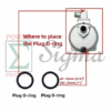 10PCS Gasket Flapper O-Ring Mechanical Seal Kit For Predator Pacific Hydrostar 1 in. 79cc 99cc Clear Water Pump 63404 56161 for Stanley for Ironton for XtremepowerUS 1" inch 3HP Gas Engine Water Pump - Image 10