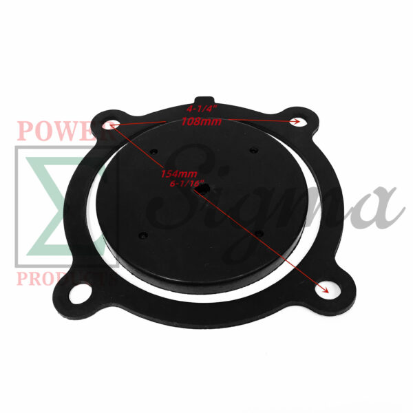 Inlet Gasket with Flapper for DuroMax XP904WP 9HP 427GPM 4” in. Gas Water Pump for Kipor Kama 4-Inch 10HP 186F Diesel Water Pump KDP40 KDP40T Check Valve #59 ASC #89162 PTO Water Pump ASC #87474 - Image 2