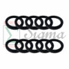 10-Pack 1 1/2" Inch Camlock Gasket Fitting – Thick Rubber Washer for Female Coupler - Hose O-ring Seal Replacement for Cam Groove 1.5”-IN 10PCS