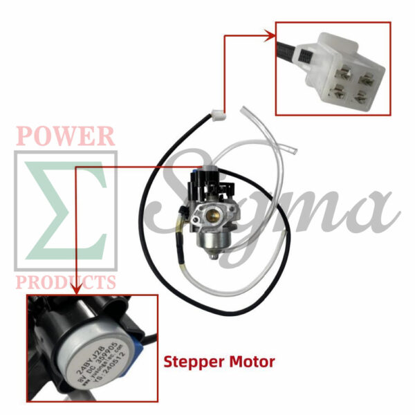 Carburetor with Gaskets and Fuel Line - Replacement for PREDATOR Inverter Generator Surge 1400 Watt SKU# 71342, 59186, 57063 - Image 4